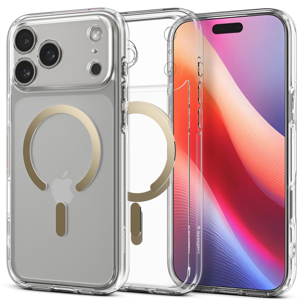 Spigen Ultra Hybrid MagSafe iPhone 17 Pro Max čirý zlatý - náhled 2