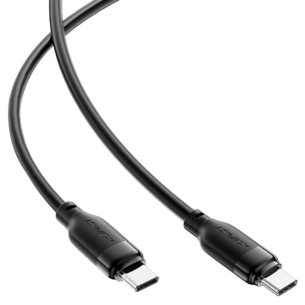 Acefast Datový kabel C16-03 Rychlonabíjecí Type-C na Type-C 60W 3A 1.2m černý - náhled 2