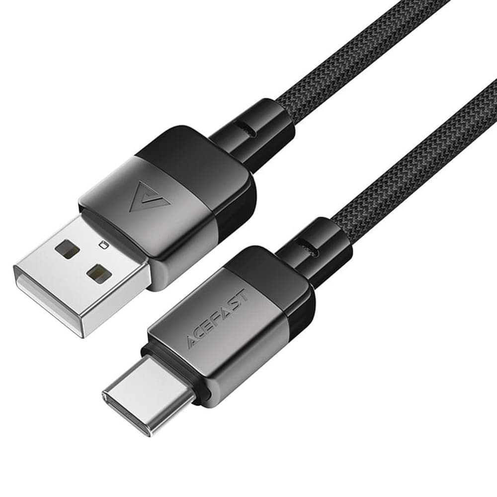 Acefast Datový kabel C9-04 USB na Type-C Rychlé nabíjení 1.2m černý - náhled 2
