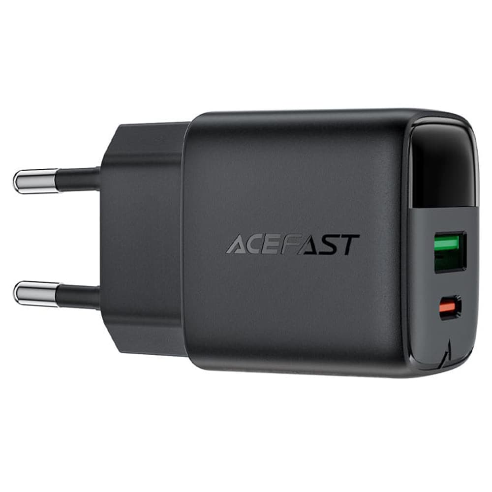 Acefast Wall Charger A114 s digitálním displejem rychlé nabíjení černá - náhled 2