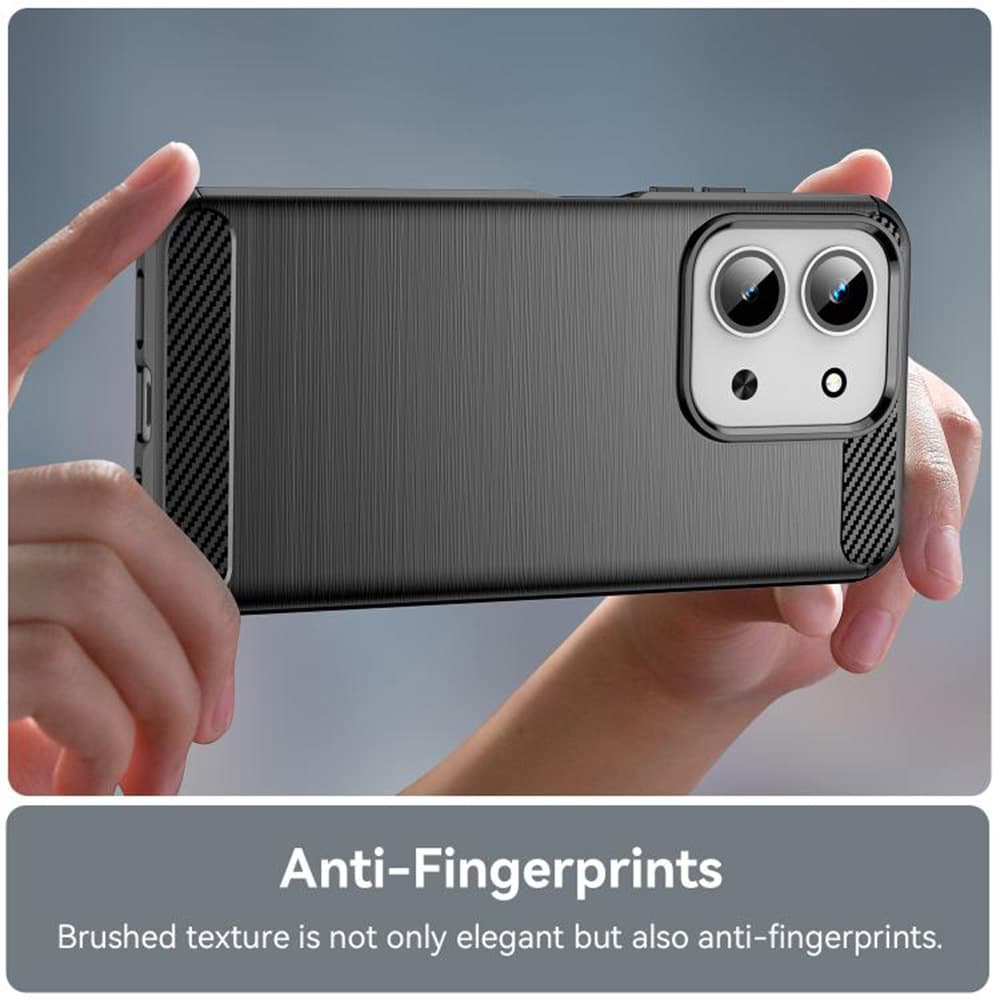 Techsuit Carbon Silicone pro Xiaomi Redmi 15C 4G/5G Poco C85 4G černá - náhled 2