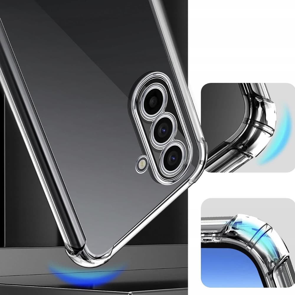 Techsuit Shockproof průhledný silikon pro Samsung Galaxy A17 5G A17 4G průhledný - náhled 2
