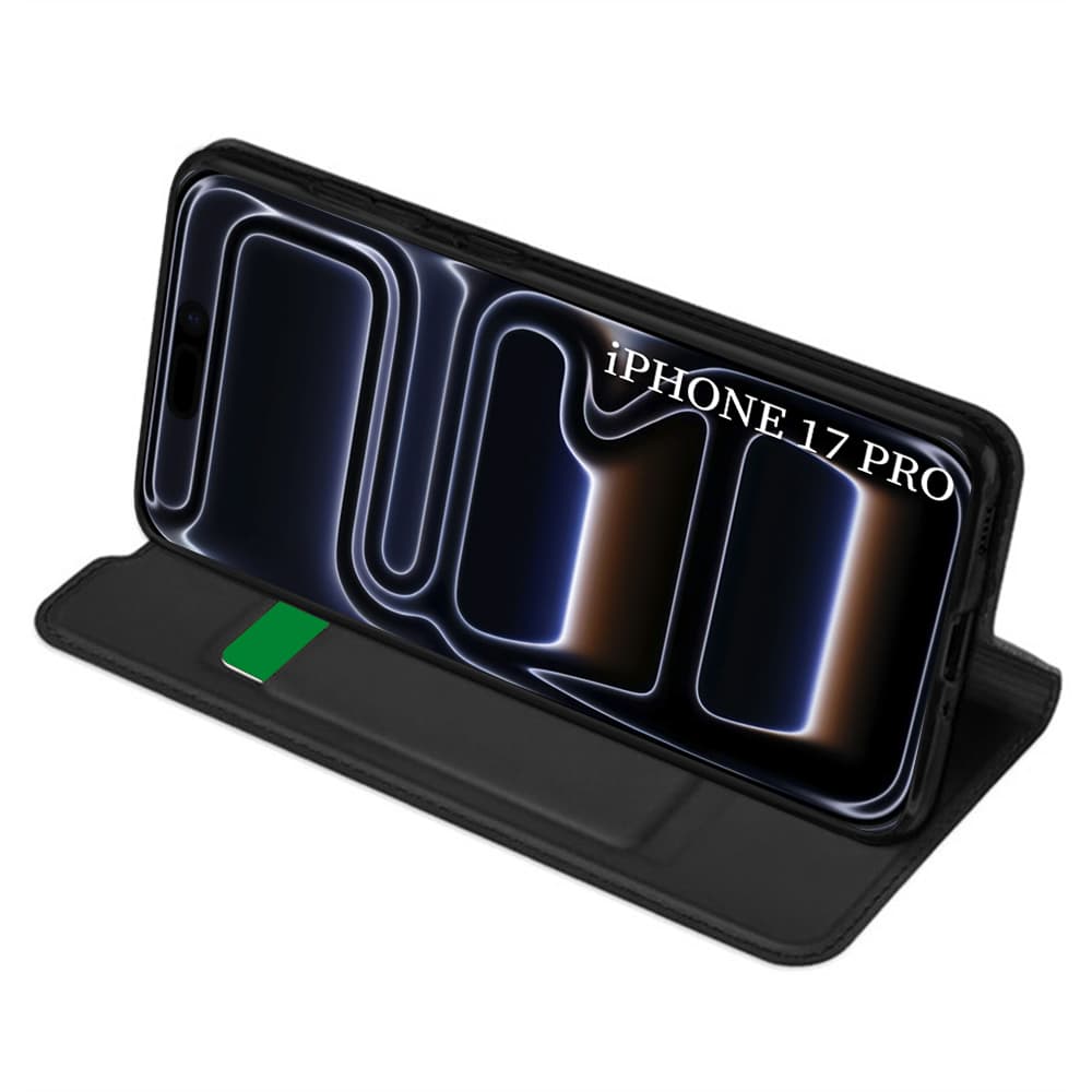 Pouzdro Techsuit Magskin Book pro iPhone 17 Pro černé - náhled 2