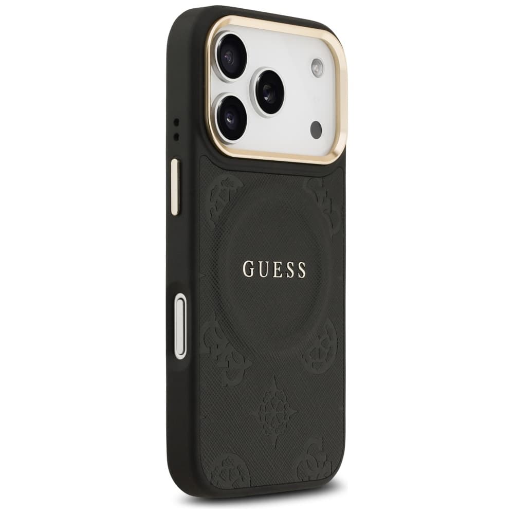 Guess Peony Hot Stamp MagSafe GUHMP17LPSAMSECK iPhone 17 Pro černá - náhled 2