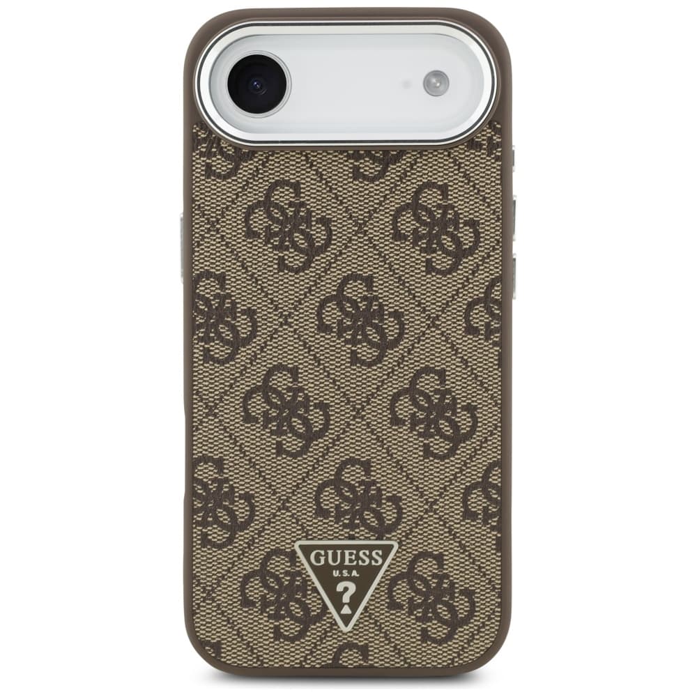 Guess Hardcase 4G Triangle Logo MagSafe iPhone 17 Air hnědý - náhled 2