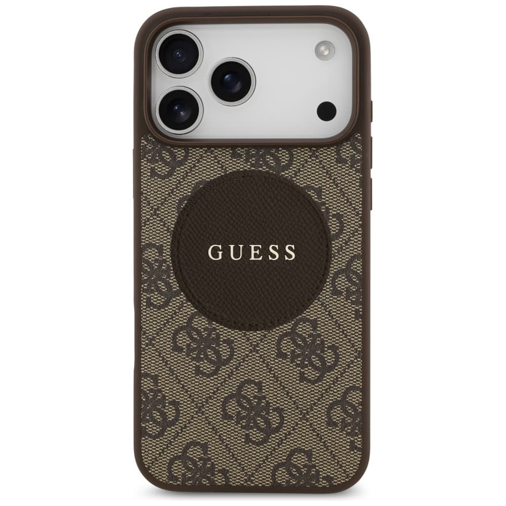 Guess 4G Circle Classic Logo MagSafe iPhone 17 Pro Max Hnědá - náhled 2
