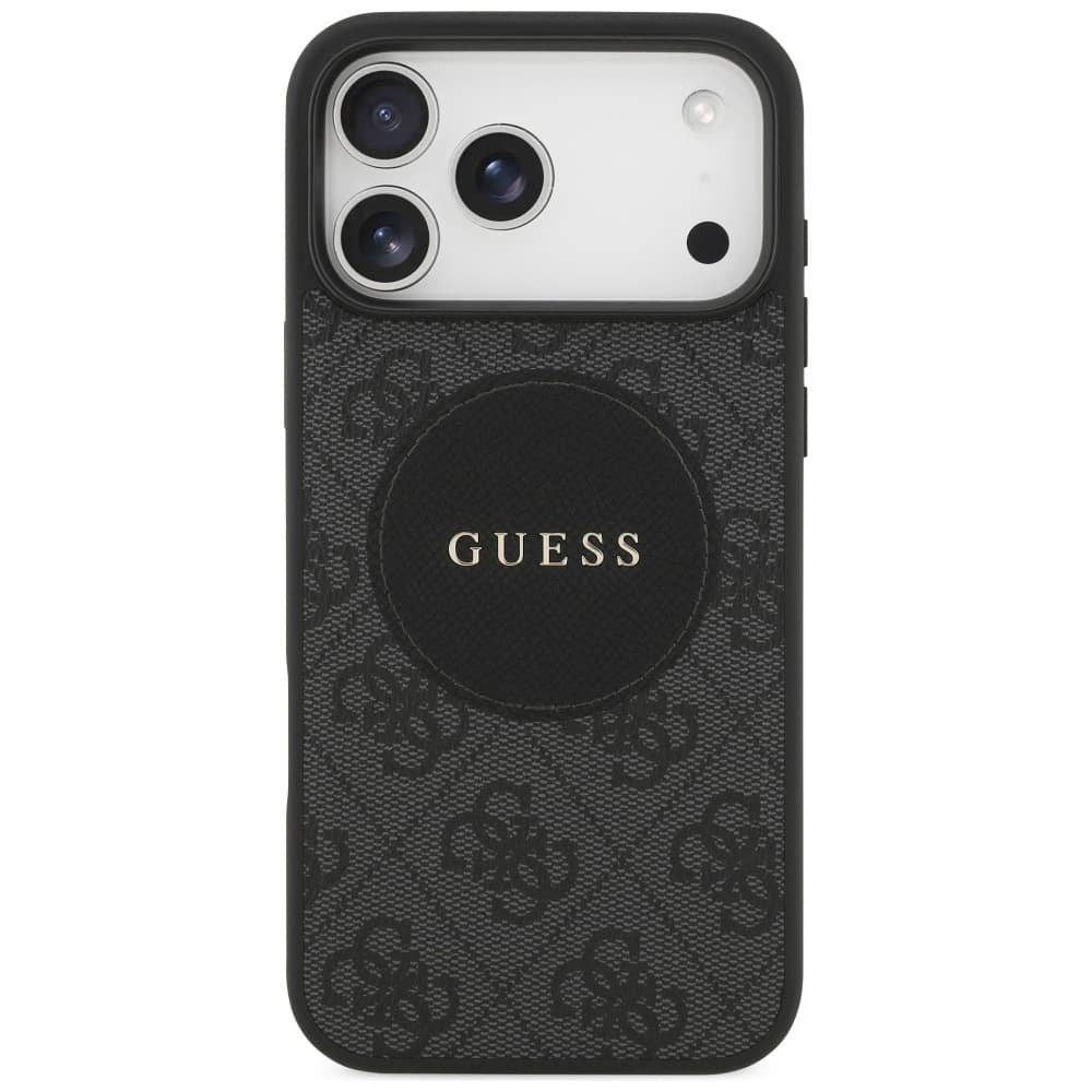 Guess 4G Circle Classic Logo MagSafe iPhone 17 Pro Max černá - náhled 2