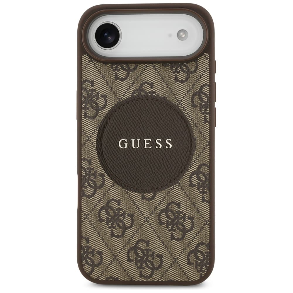 Guess 4G Circle Classic Logo MagSafe iPhone 17 Air Hnědá - náhled 2