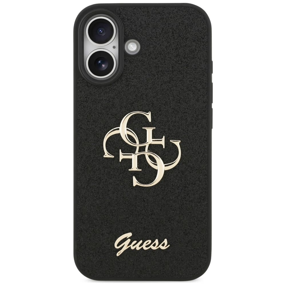 Guess Fixed Glitter Big 4G GUHCP17SHG4SGK iPhone 17 Černá - náhled 2