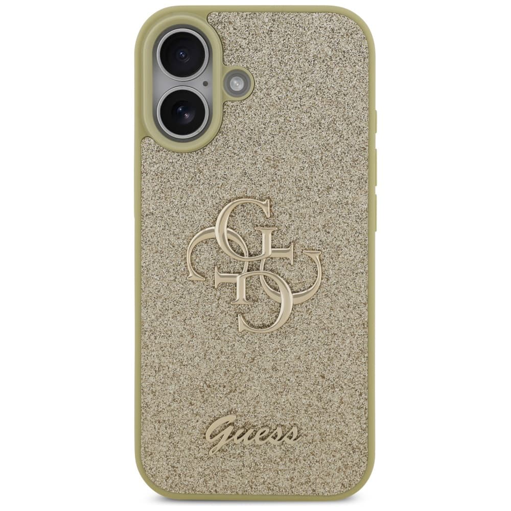 Guess Fixed Glitter Big 4G GUHCP17SHG4SGD iPhone 17 zlatá - náhled 2