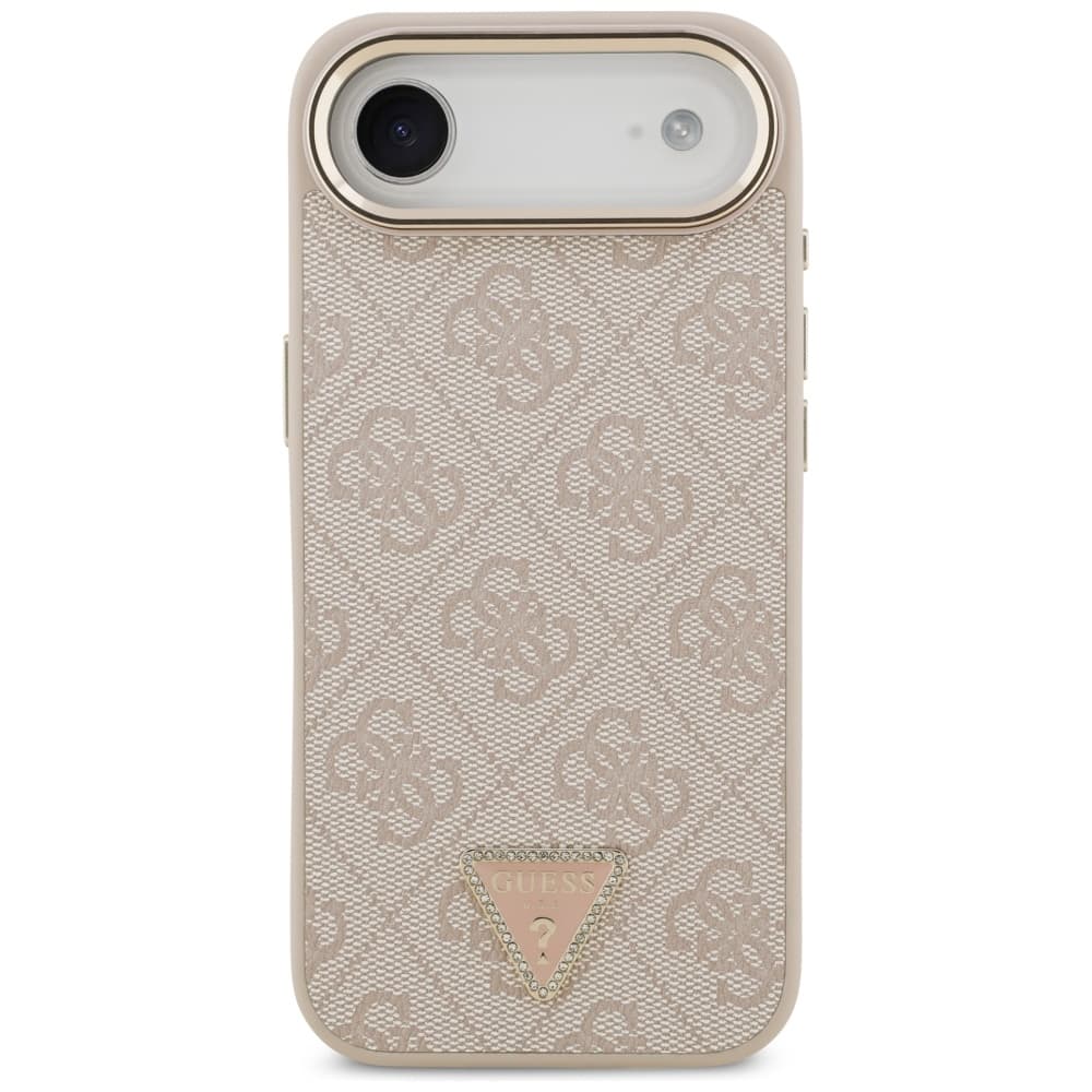 Guess Hardcase 4G Triangle Logo MagSafe iPhone 17 Air růžová - náhled 2