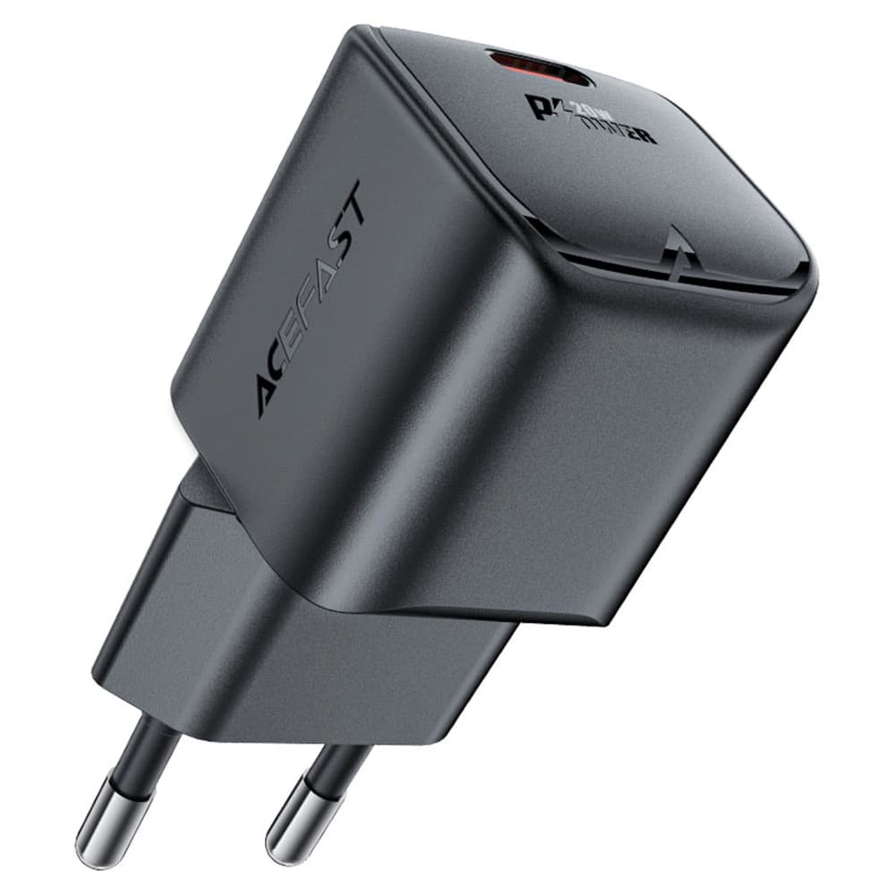 Acefast Wall Charger Mini A73 GaN technologie PD20W malý design černá - náhled 2