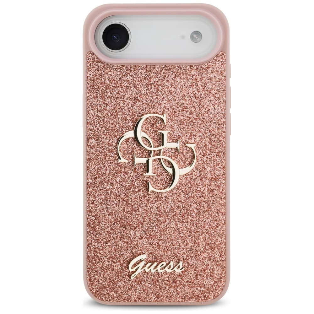 Guess Fixed Glitter Big 4G GUHCP17MHG4SGP iPhone 17 Air růžová - náhled 2