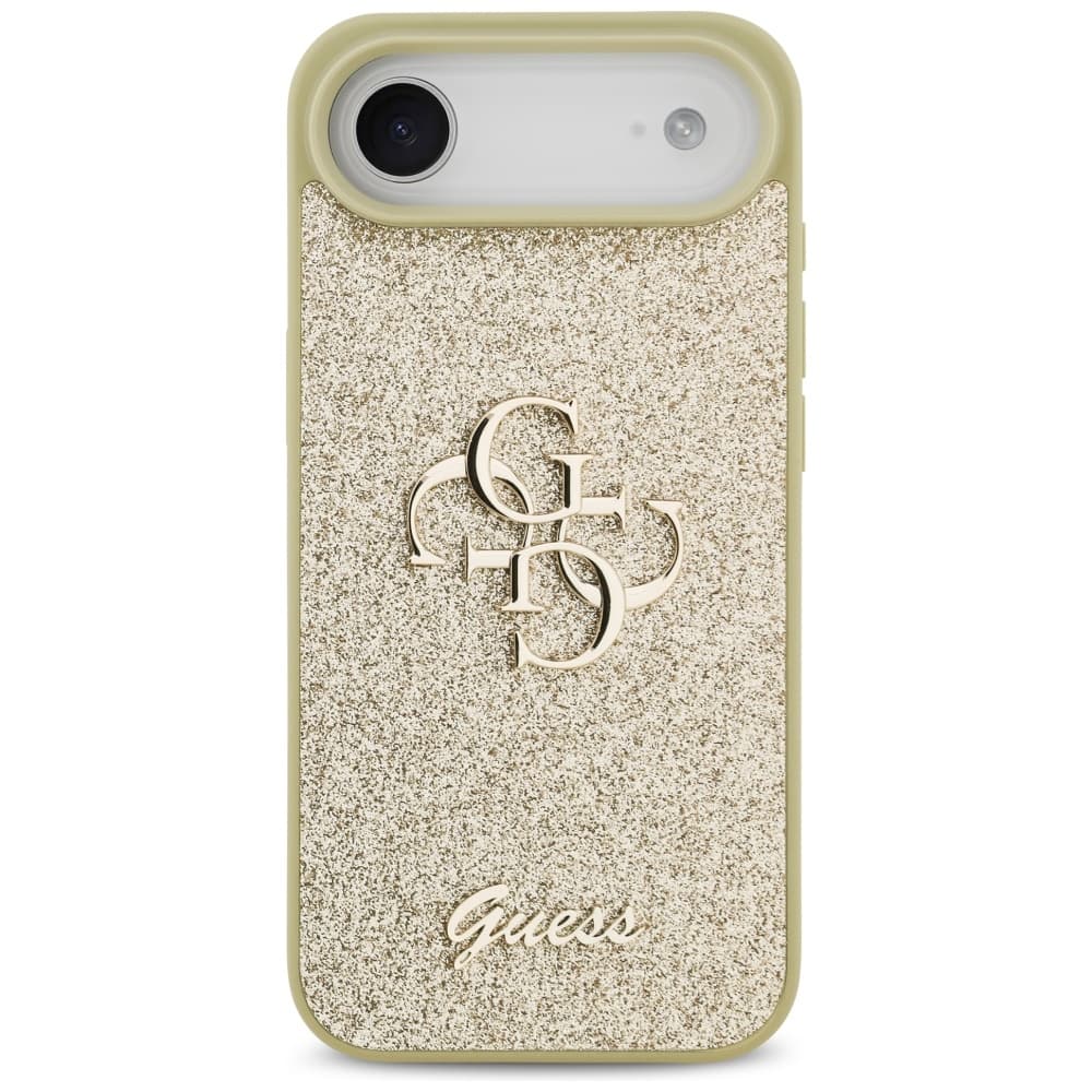 Guess Fixed Glitter Big 4G pouzdro iPhone 17 Air zlatá - náhled 2