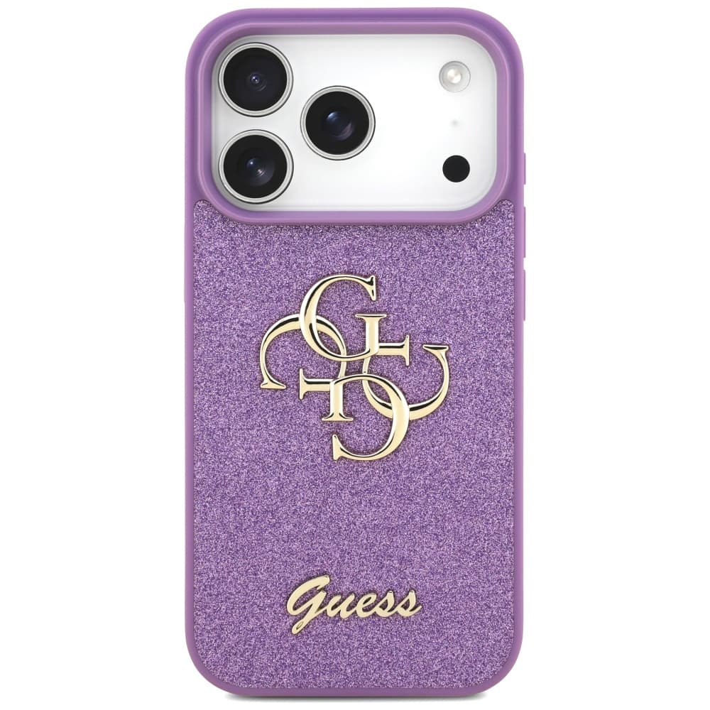 Guess Fixed Glitter Big 4G GUHCP17LHG4SGL iPhone 17 Pro lila - náhled 2