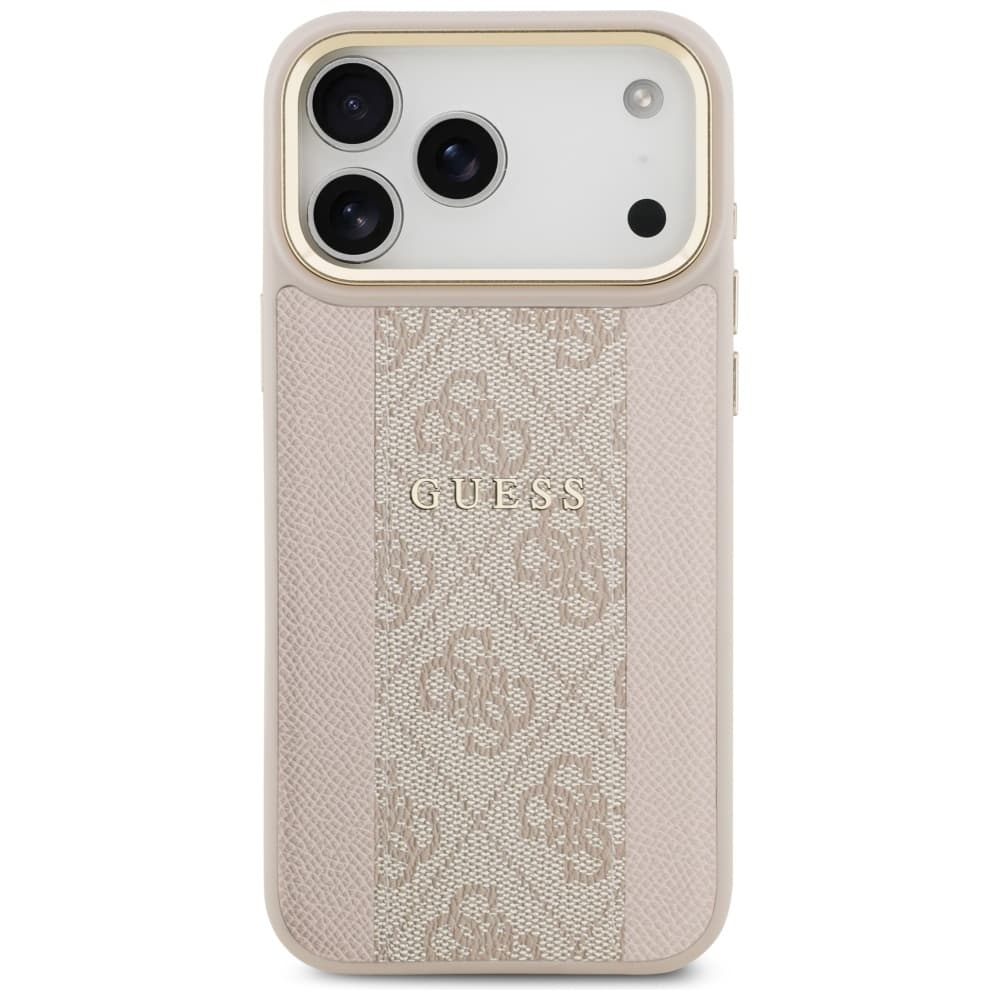 Guess Hardcase 4G Stripe MagSafe iPhone 17 Pro Max růžová - náhled 2