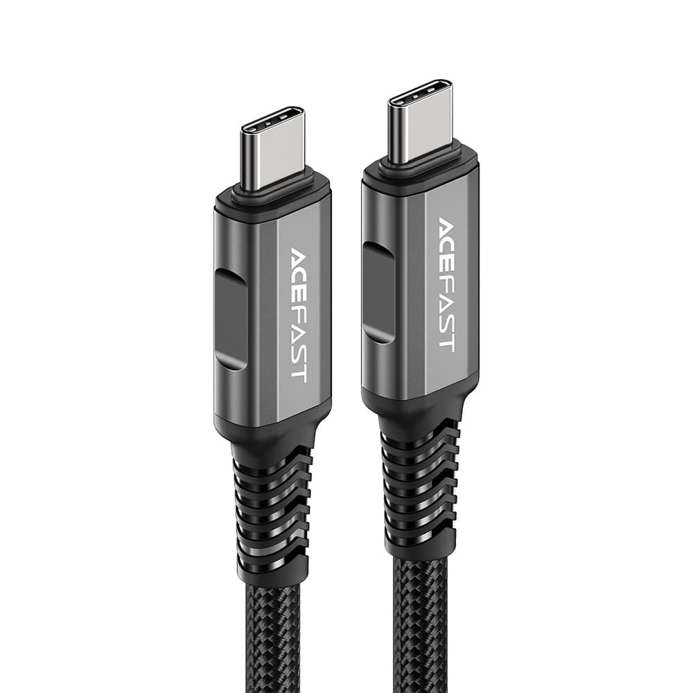 Acefast Data Cable C1-09 USB-C na USB-C 1m šedá černá - náhled 2