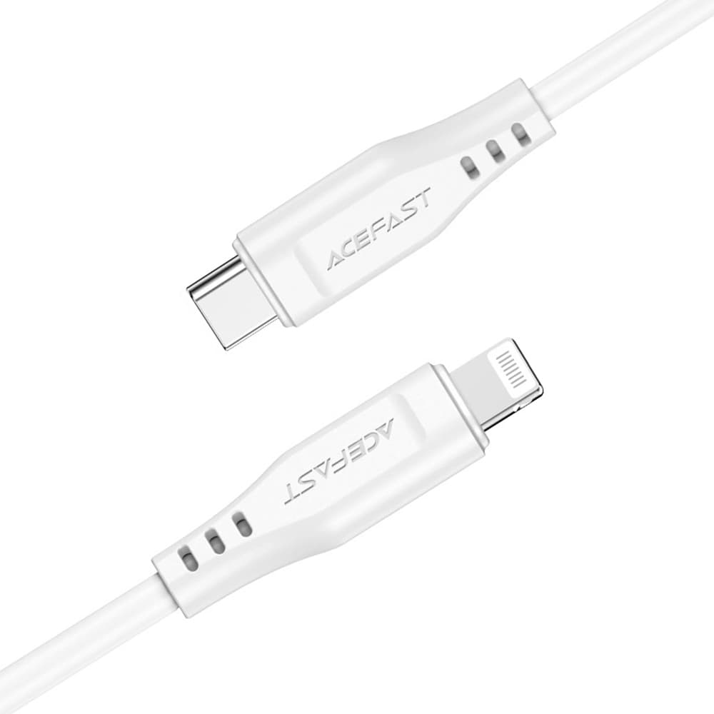 Acefast Datový kabel C3-01 Type-C na Lightning 30W 3A Rychlé nabíjení 1.2m Bílá - náhled 2