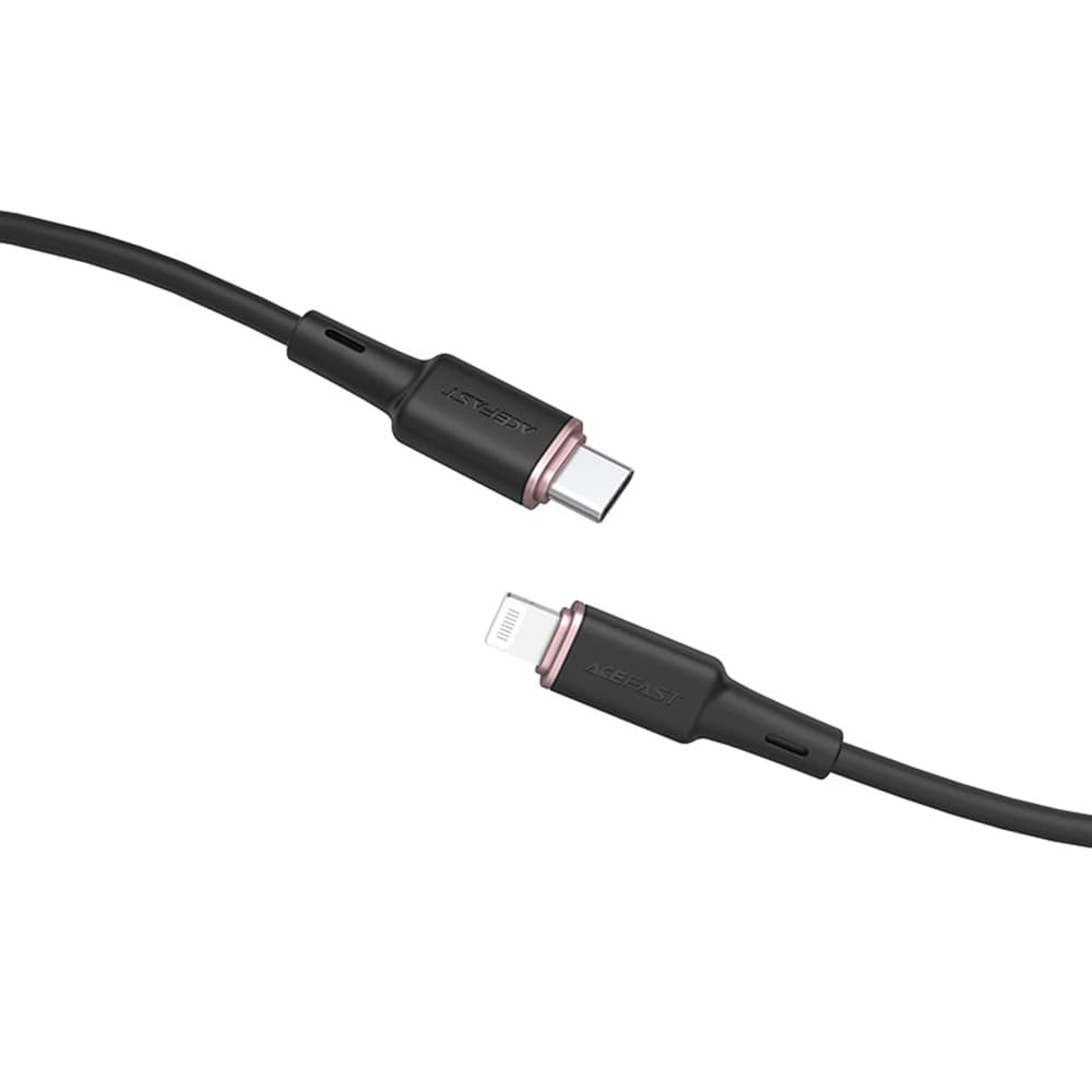 Acefast Data Cable C2-01 Type-C na Lightning 30W 3A Rychlé nabíjení MFi 1.2m černá - náhled 2
