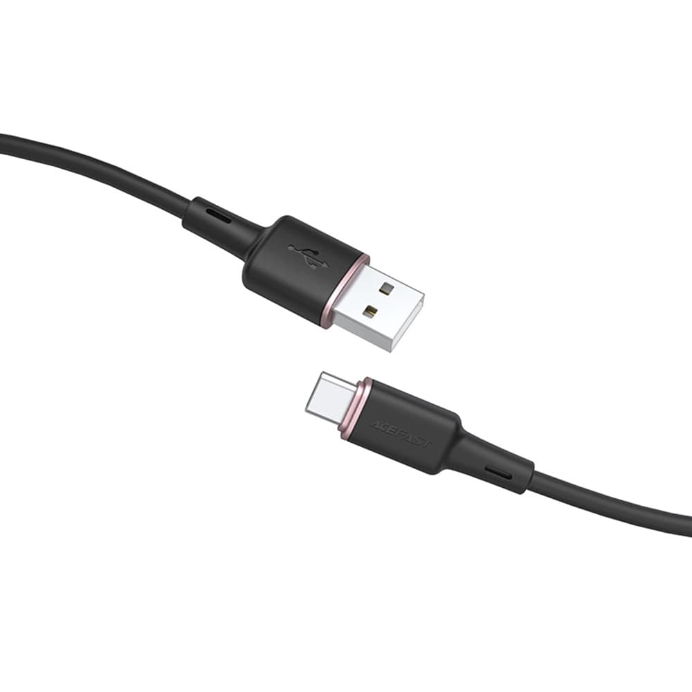 Acefast Datový kabel C2-04 USB na Type-C Rychlé nabíjení 3A 1.2m černý - náhled 2