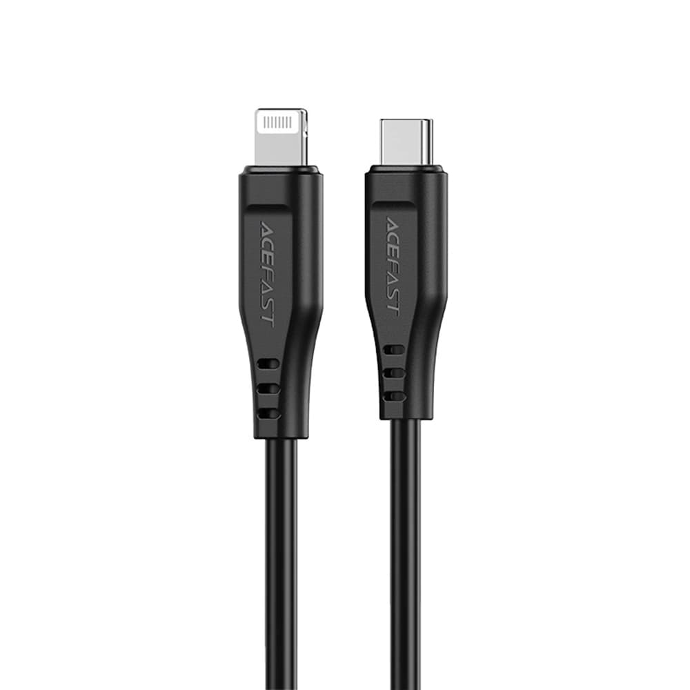 Acefast Datový kabel C3-01 Type-C na Lightning 30W 3A Rychlé nabíjení 1.2m černý - náhled 2