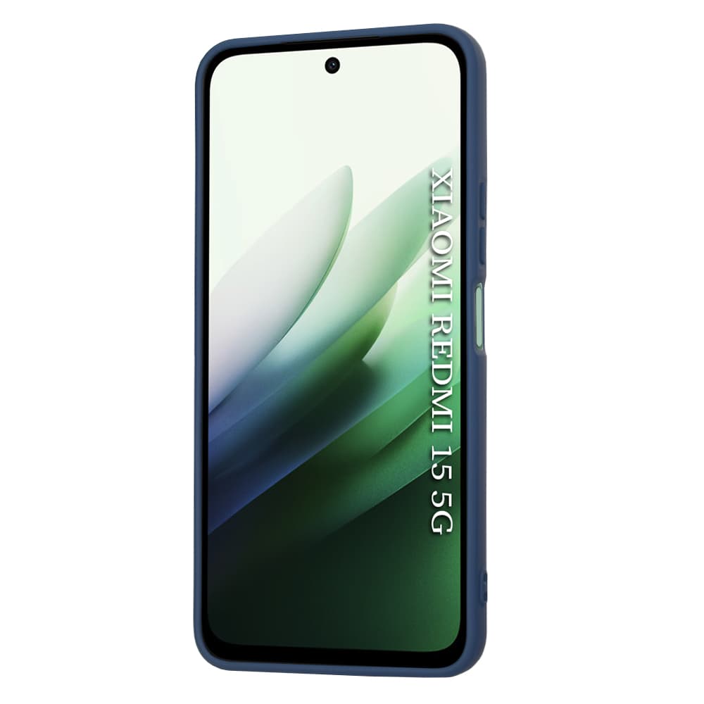 Techsuit SoftFlex pro Xiaomi Redmi 15 4G / 5G tmavě modrý - náhled 2