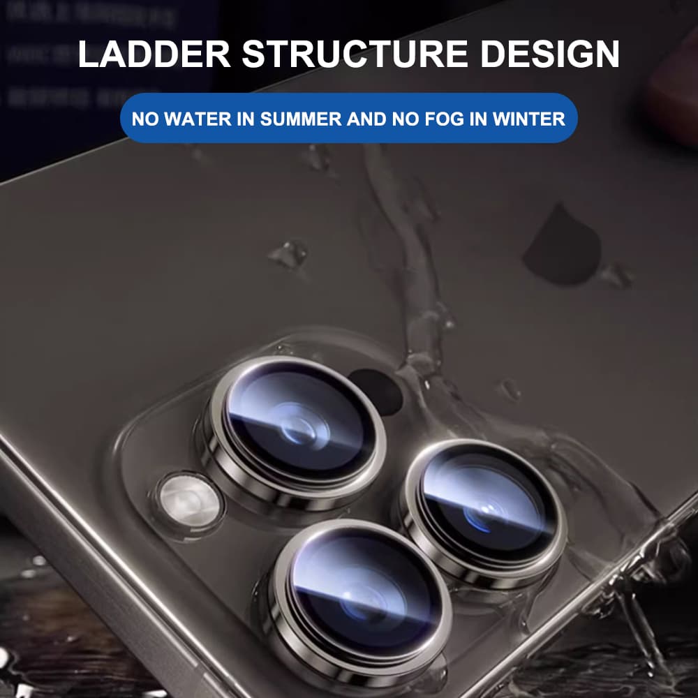 Lito Titanium AR sklo na fotoaparát iPhone 17 Air světle zlatá - náhled 2