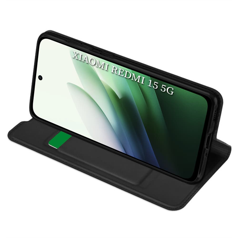 Techsuit Magskin Book pro Xiaomi Redmi 15 4G / Redmi 15 5G černý - náhled 2