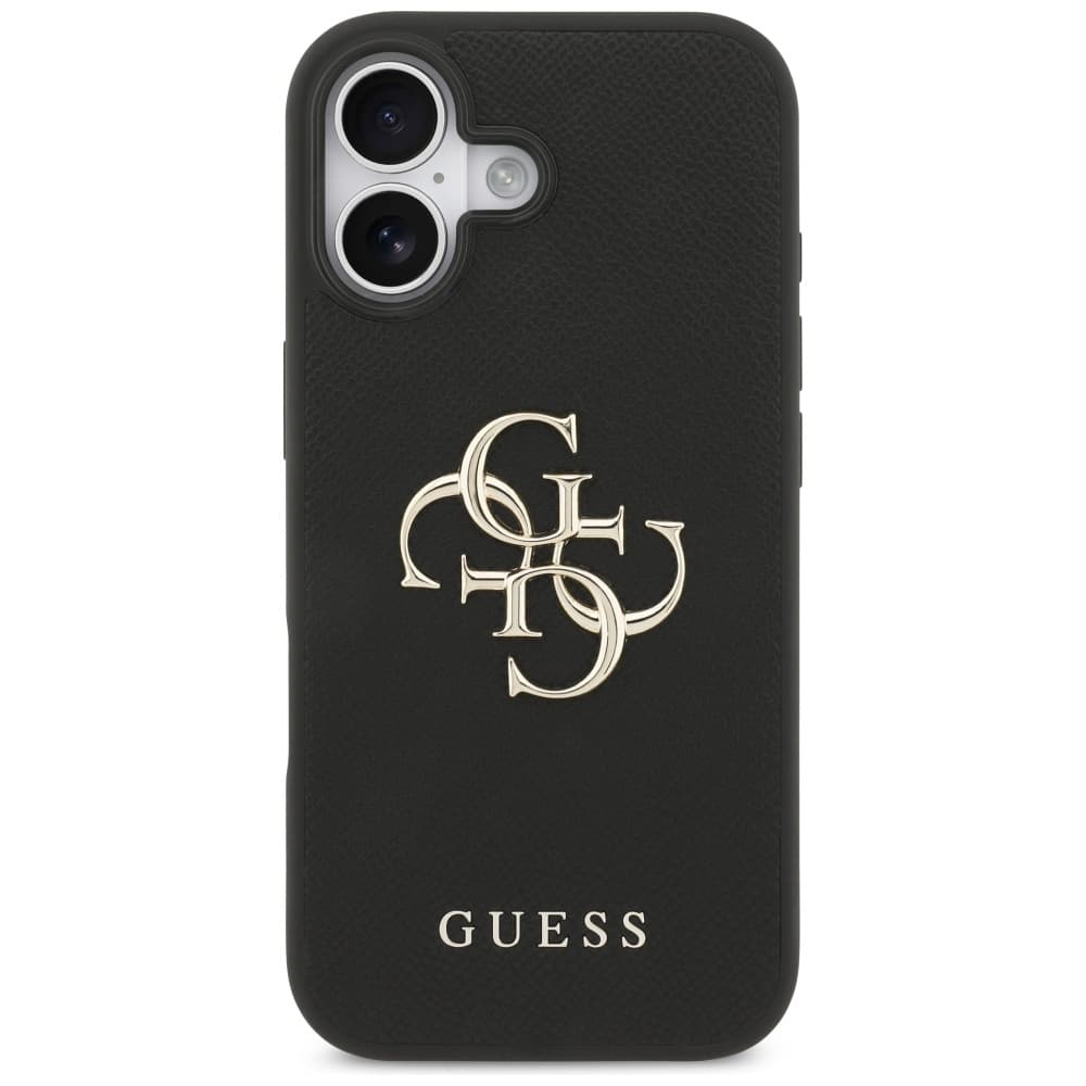 Guess Hardcase 4G Grained Big and Classic Logo iPhone 17 černý - náhled 2