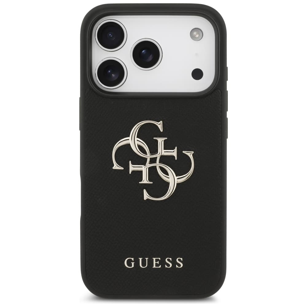 Guess Hardcase 4G Grained Big and Classic Logo iPhone 17 Pro černá - náhled 2