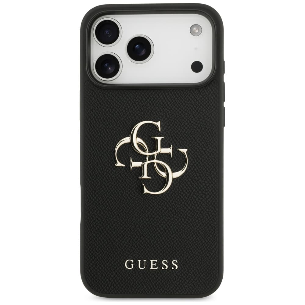 Guess Hardcase 4G Grained Big and Classic Logo iPhone 17 Pro Max černá - náhled 2