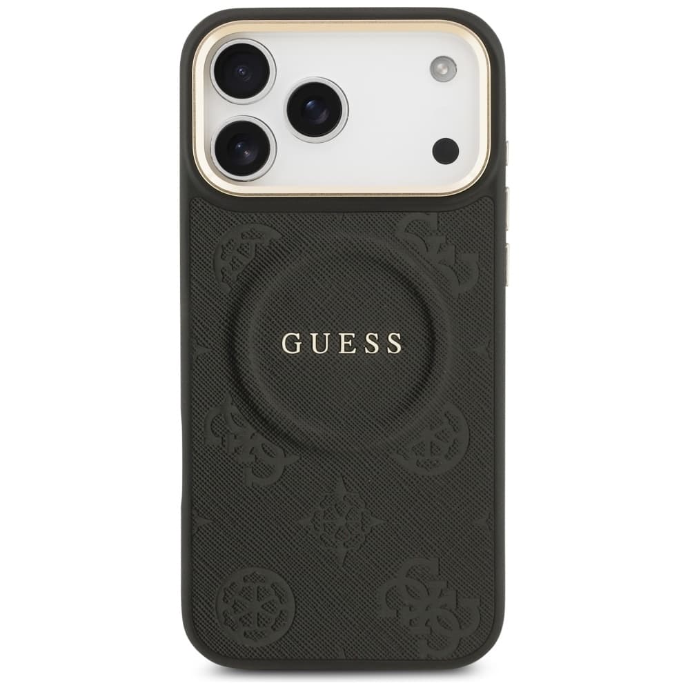 Guess Peony Hot Stamp MagSafe GUHMP17XPSAMSECK iPhone 17 Pro Max černý - náhled 2