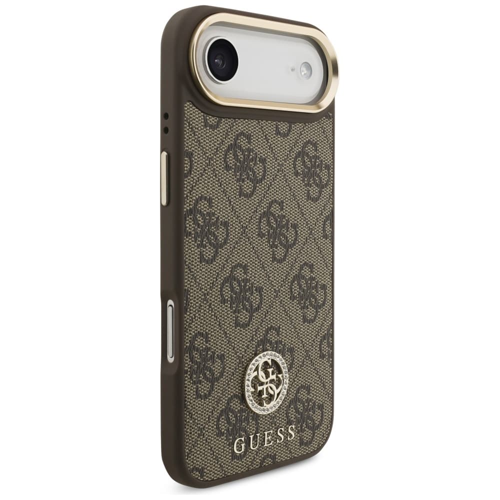 Guess 4G Strass Logo MagSafe pro iPhone 17 Air hnědý - náhled 2