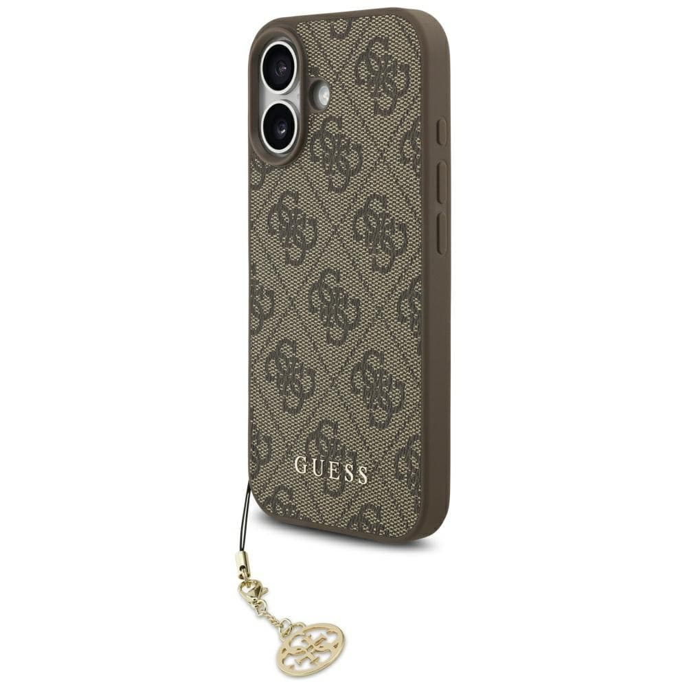 Guess Hardcase 4G Charm Cradle MagSafe iPhone 17 Hnědá - náhled 2