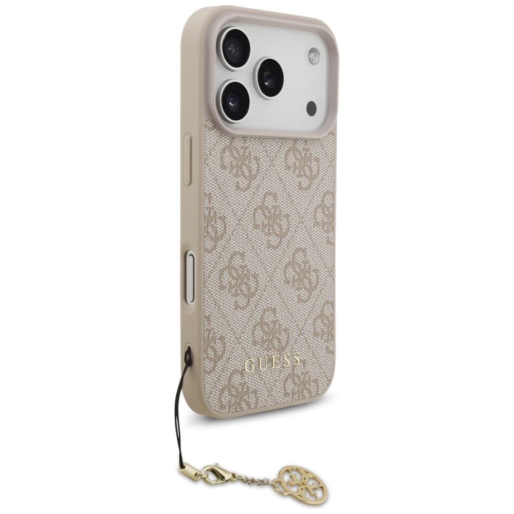 Guess Hardcase 4G Charm Cradle MagSafe iPhone 17 Pro růžová - náhled 2