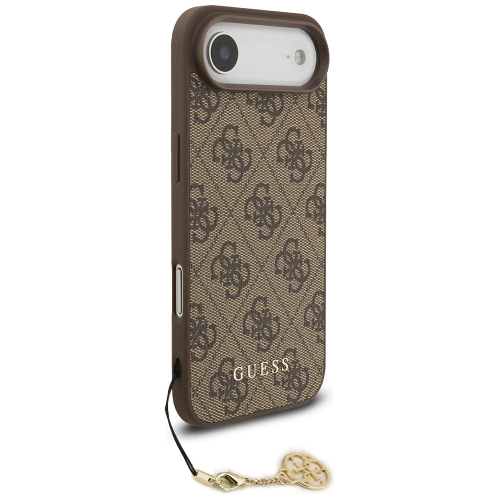Guess Hardcase 4G Charm Cradle MagSafe iPhone 17 Air Hnědý - náhled 2