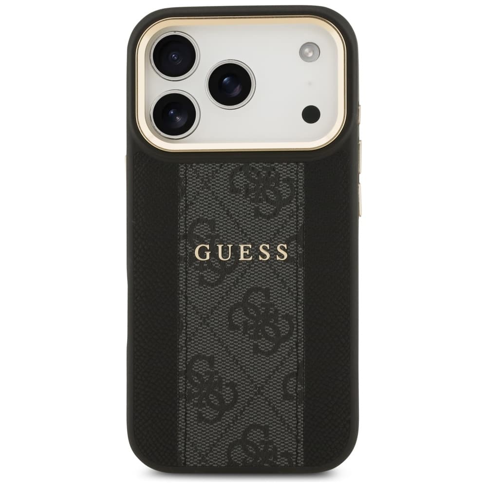 Guess Hardcase 4G Stripe MagSafe iPhone 17 Pro černý - náhled 2