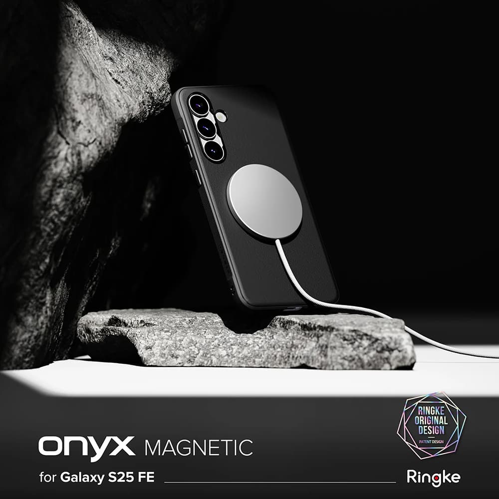 Pouzdro Ringke Onyx MagSafe pro Samsung Galaxy S25 FE černé - náhled 2