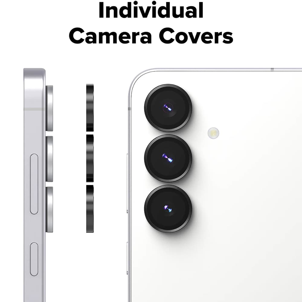 Ringke ochranné sklo na čočku fotoaparátu 2 ks Samsung Galaxy S25 FE černá - náhled 2