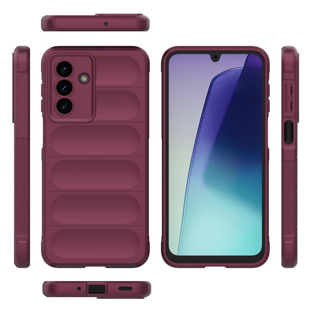 Techsuit Magic Shield pro Samsung Galaxy A17 5G A17 4G v barvě bordó - náhled 2