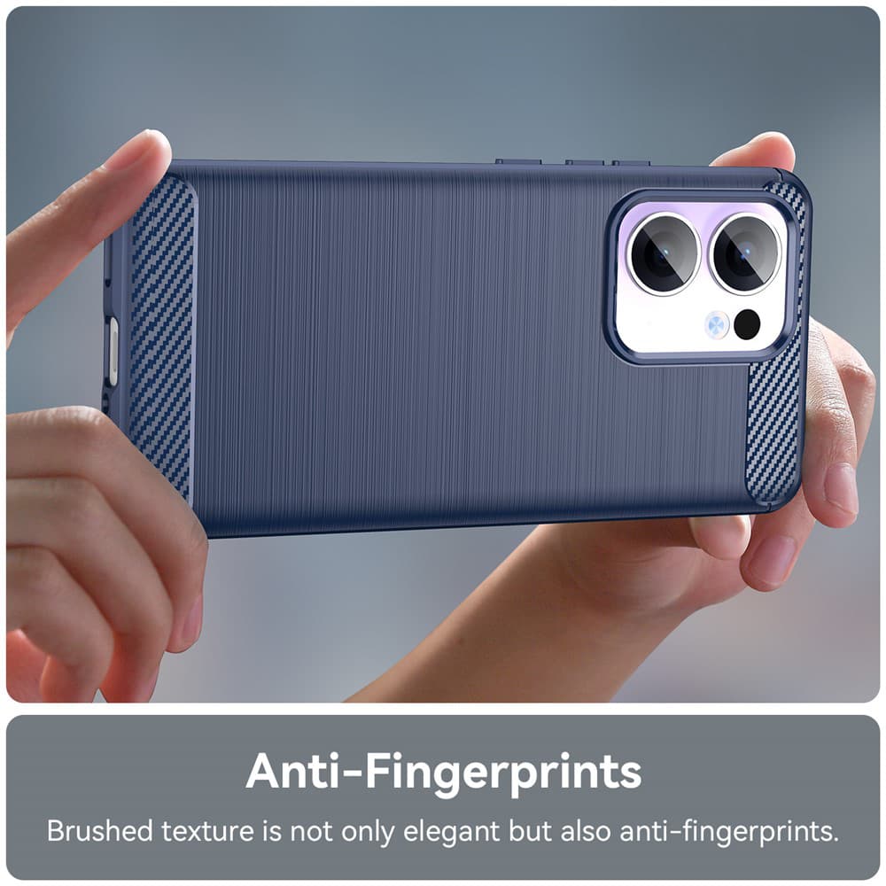 Techsuit Carbon Silicone pro Oppo Reno13 F 4G Reno13 F 5G Reno13 FS 5G modrá - náhled 2