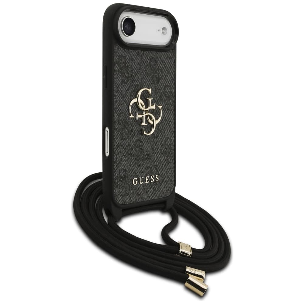 Guess Crossbody Cord 4G Big Logo iPhone 17 Air Černá - náhled 2