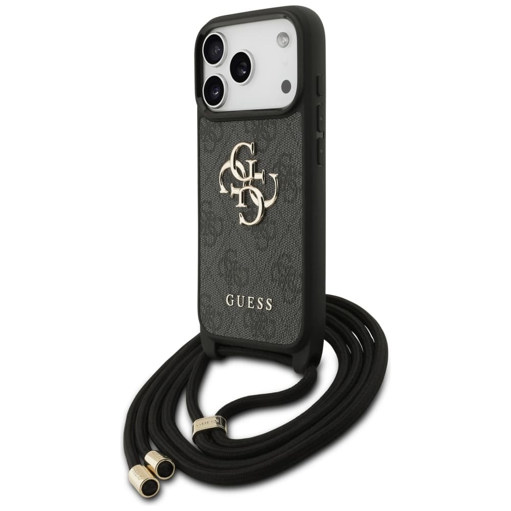 Guess Crossbody Cord 4G Big Logo GUHCP17LP4GMGCRK iPhone 17 Pro černá - náhled 2