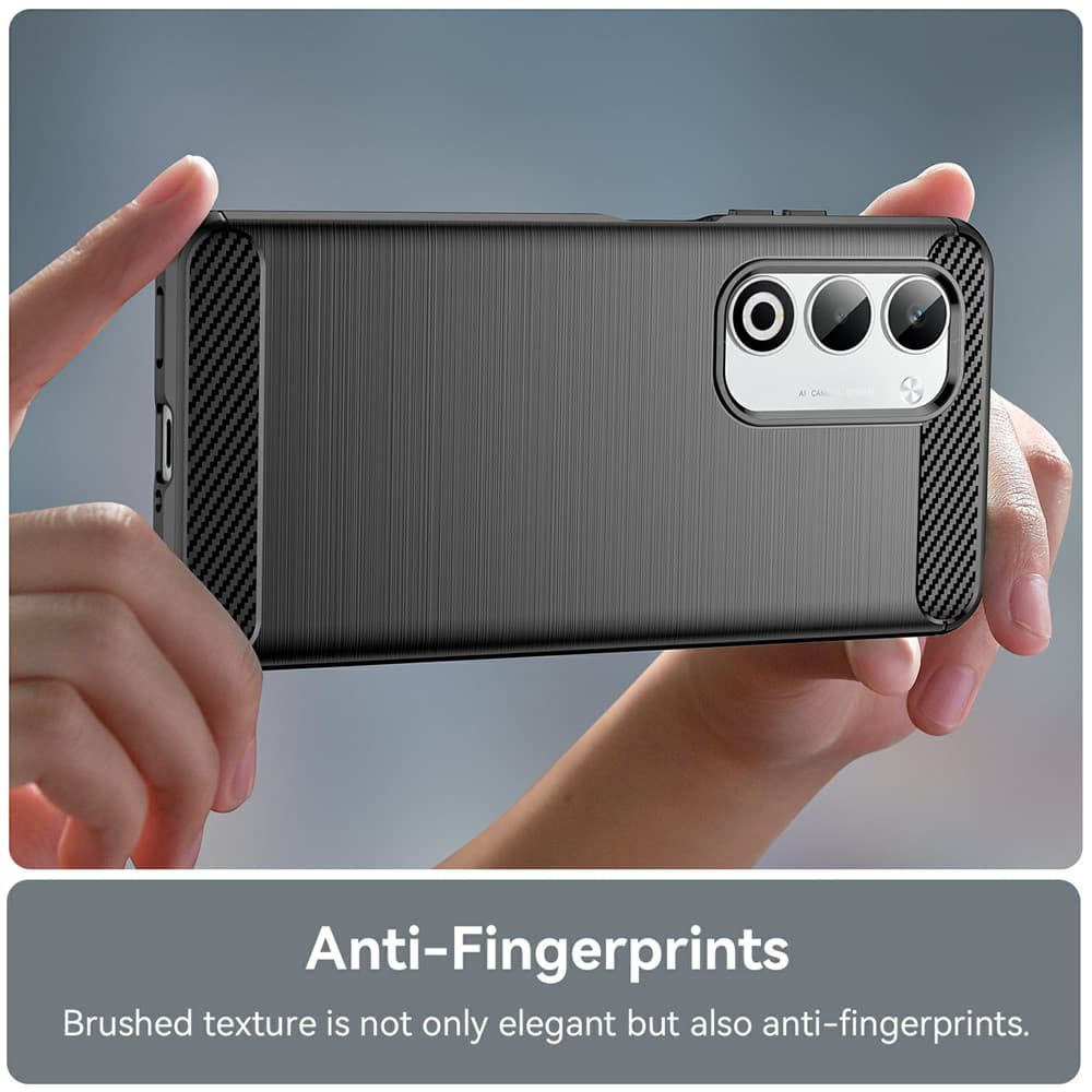 Techsuit Carbon Silicone pro Oppo A5 4G A5 5G černá - náhled 2