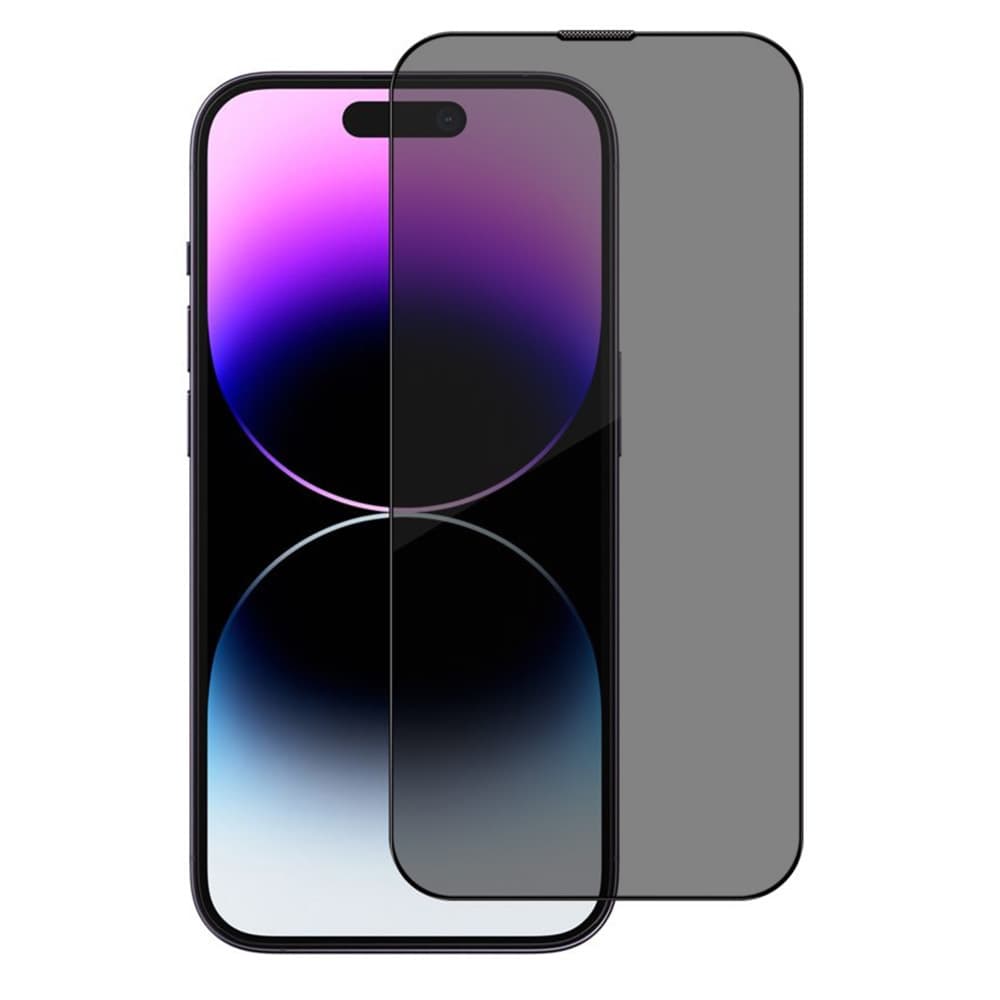 Blueo Premium Sapphire sklo 9H iPhone 17 Air Privacy černé - náhled 2