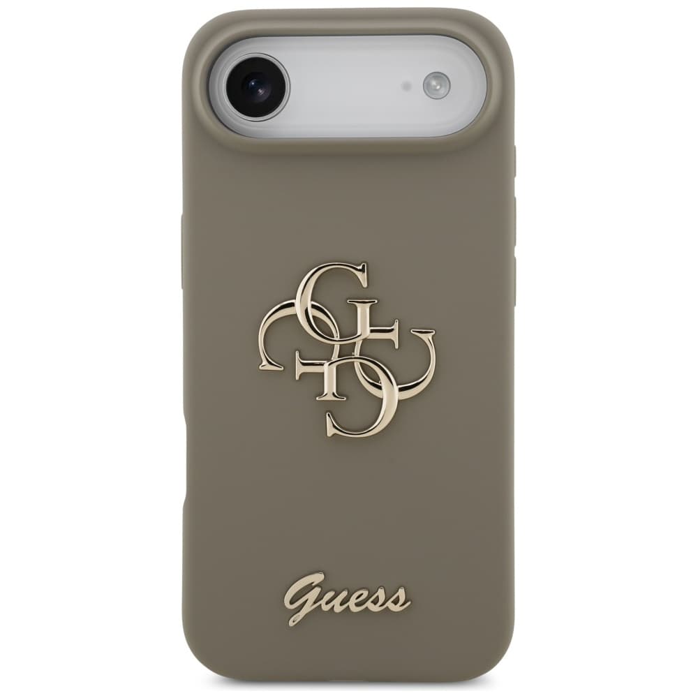 Guess - Silicone Big 4G Script - iPhone 17 Air - hnědá - náhled 2