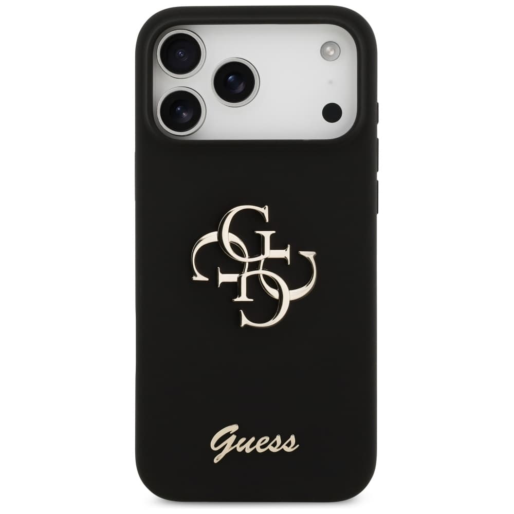Guess Silicone Big 4G Script GUHCP17XSC4GSMK iPhone 17 Pro Max černá - náhled 2