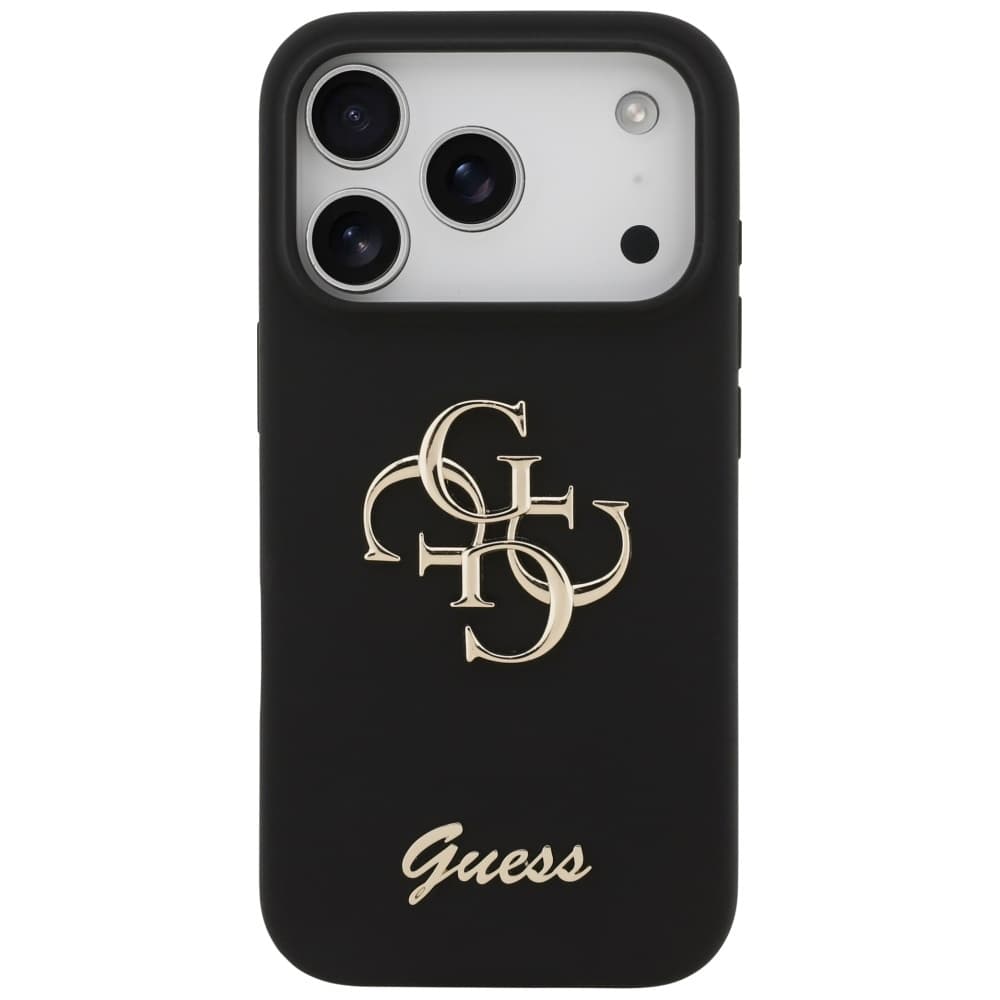 Guess Silicone Big 4G Script GUHCP17LSC4GSMK iPhone 17 Pro černá - náhled 2
