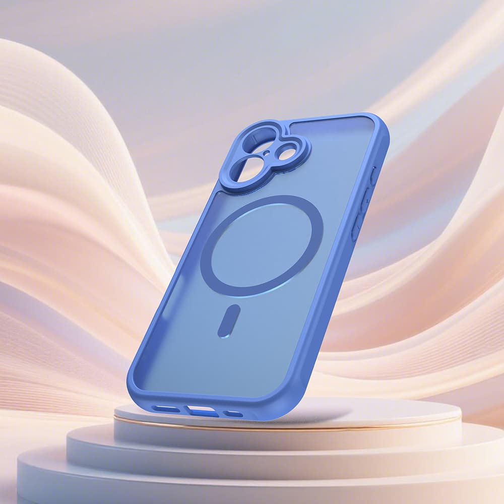 Techsuit HaloFrost II MagSafe pro iPhone 16 nebesky modrá - náhled 2