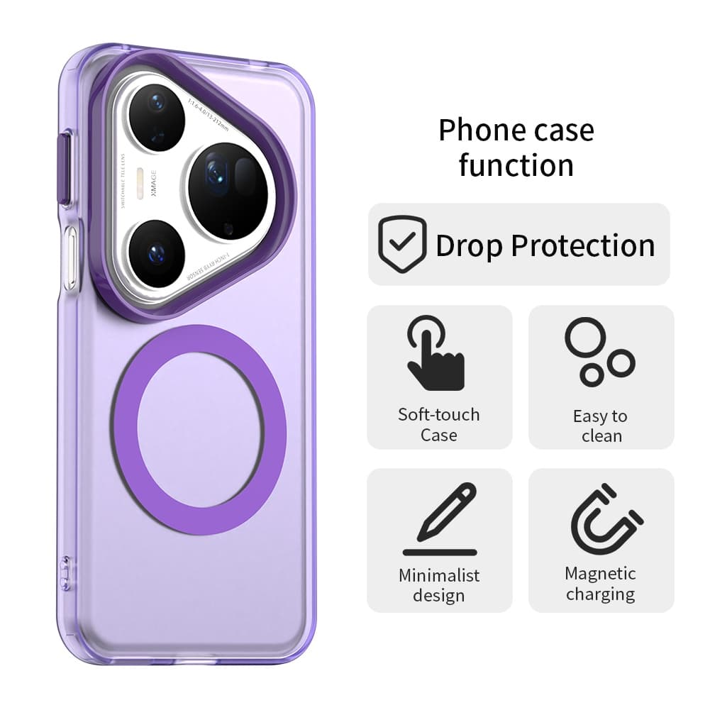 Techsuit CandyCase MagSafe pro Huawei Pura 80 Ultra fialová - náhled 2